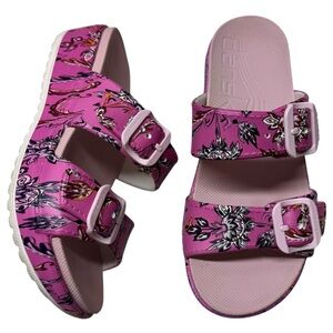 Dansko Kandi Molded Paisley Floral Sandal 36 5.5/6 boho comfy shoes support